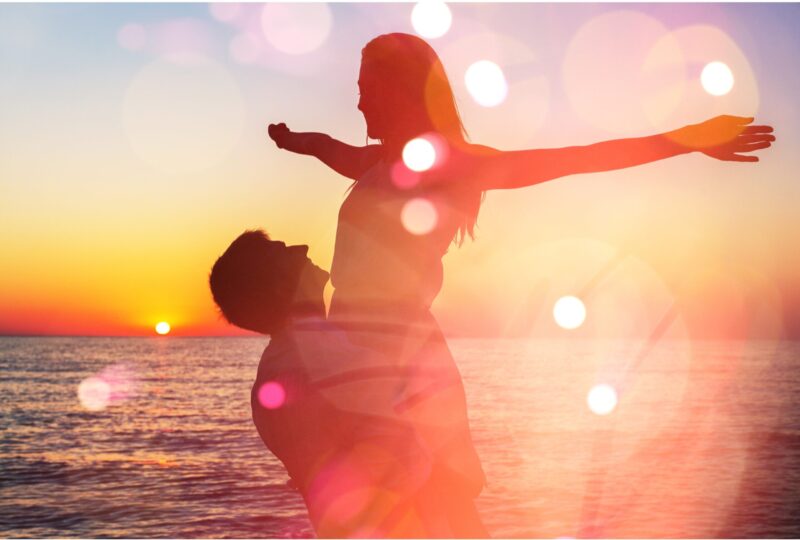 幸せそうなカップル