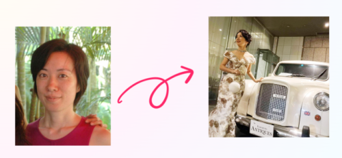 女性が外見を変えたことによる変化